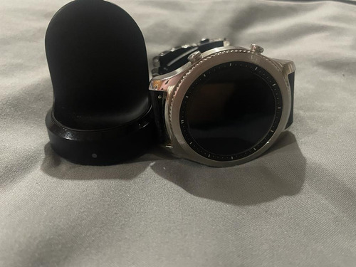 Samsung Gear S3 Classic 1.3   Silver, Malla  Negra Y Bisel 