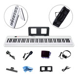 Piano Digital De 88 Teclas Portátil Con Bluetooth Y Midi