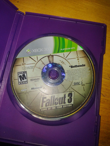 Fallout 3 Xbox 360 Somente Cd 