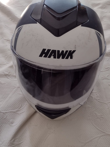 Casco Moto Integral Hawk Rs1f Bco T L