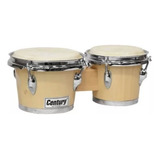 Bongo Century Cnbg009 7 Y 8 Pulgadas Natural Aro Cromado