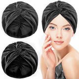 Gorro Turbante Satén Cabello Anti Friz