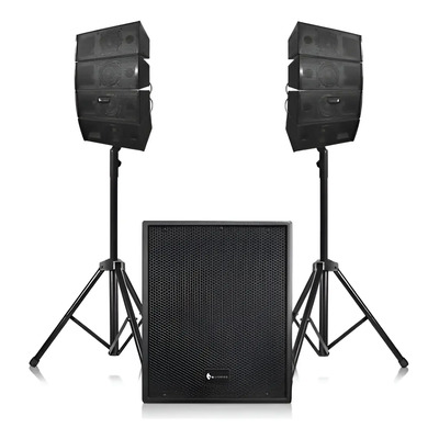 Sistema Líneal Alienpro Vector 15 Subwoofer 450w Bocina 2.1 Negro | Meses sin interés