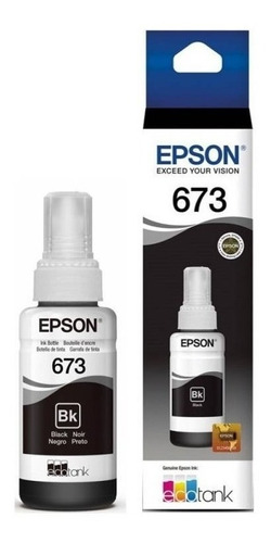Tinta Original Epson T673 Negro 673 L805 L810 L850 L1800