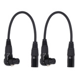 Adaptador De Cable De Extensión De Micrófono Xlr De 90 Grado