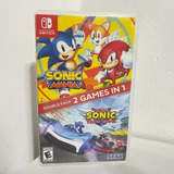 Sonic Mania + Sonic Racing 2 En 1 -  Nintendo Switch Físico