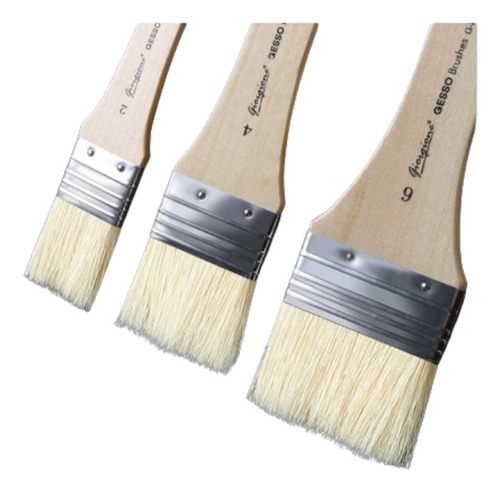 Set De 3 Brochas Para Yeso Giorgione 1.4' 2' 2.6' Cerda Arte