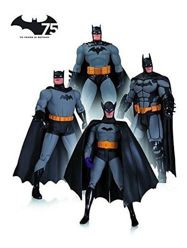 Figuras De Batman 75 Aniversario - Set 4 Unidades