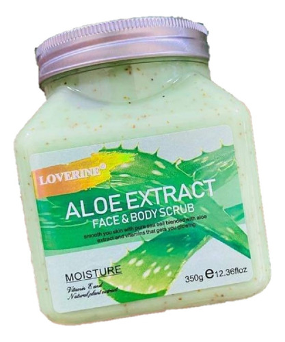 Exfoliante De Extracto De Aloe Vera Cara Y Cuerpo Humectante