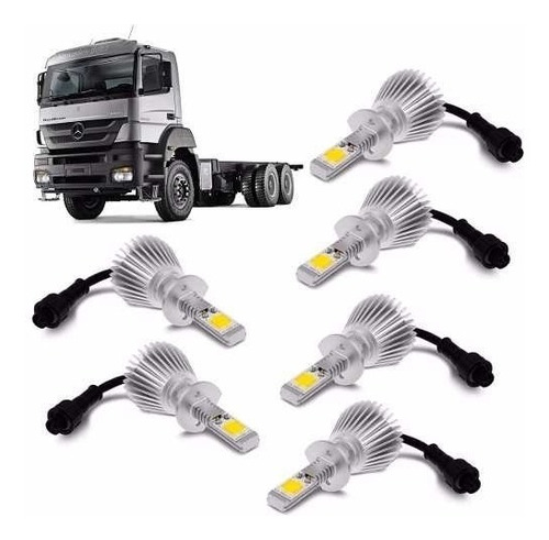 Kit Super Led Axor 3344 2008 2009 2010 Farol E Milha 6000k