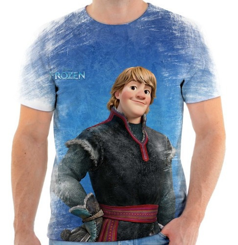 Camiseta Camisa Adulto/infantil + Nome Kristoff Frozen Hd 5