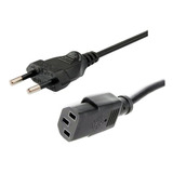 Cable De Poder Pc 1.5m Para Monitores Y Computador Nacional