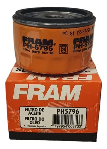 Filtro De Aceite Fram Ph5796