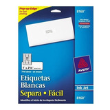 Etiquetas Separa Facil Blancas Avery 2.5x6.7 Cm 1 Paquete