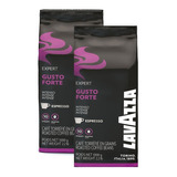 2x Café Lavazza En Grano Gusto Forte 1kg Hecho En Italia 