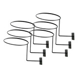 Soporte De Pared De Metal Para Cascos Y Sombreros, 6 Unidade