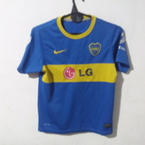 Camiseta Boca Titular 2013 Nike Original Talle Niño/dama