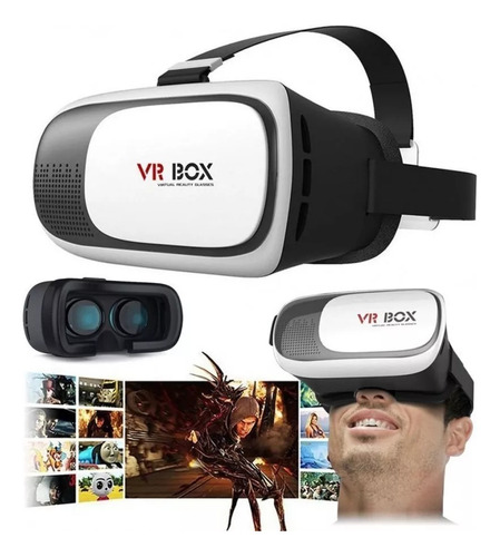 Óculos De Realidade Virtual 3d + Controle Bluetooth - Vr Box