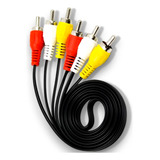 Cable De Audio Y Video (3x3) Rca/rca 1.8mt Ulink Deluxe Line