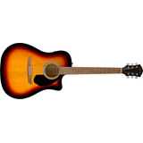 Guitarra Fender Electroacústica Fa125 Color Sunburst.