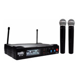 Kit 2 Microfonos Inalambricos Uhf Mc-318 Romms Incluye Envio