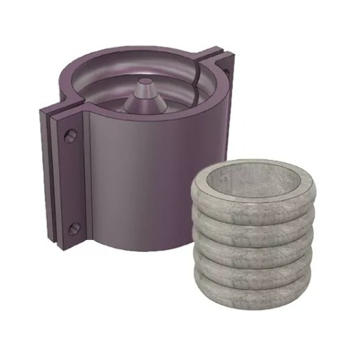 Moldes Para Maceta De Concreto, Yeso, Cemento -n22 15cm