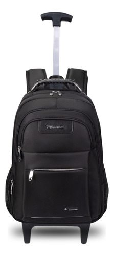 Mochila Rodinha Viagem Notebook Escolar Impermeavel  Unissex