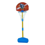 Cesta Basquete Infantil Pedestal Ajustável Bola Rede 110cm