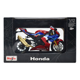 Motocicleta Honda Cbr 1000r Fireblade Sp Escala 1:12 Maisto Color Rojo/azul