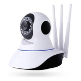 Camara De Seguridad 360 Wifi Vision Nocturna 3 Antenas Hd