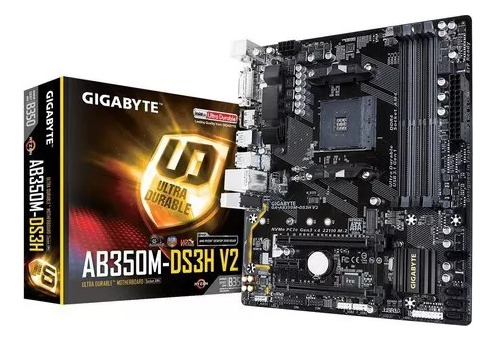 Mother Gigabyte Ga-ab350m-ds3h V2- Ryzen Am4 Amd