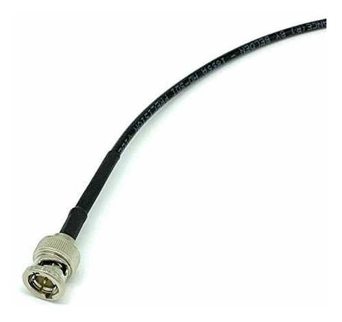 Cable Bnc Hd Sdi 3g/6g Mini Rg59 - Belden 1855a (6ft, Negro)