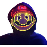Máscara Led Brillante De Mario Super Mario