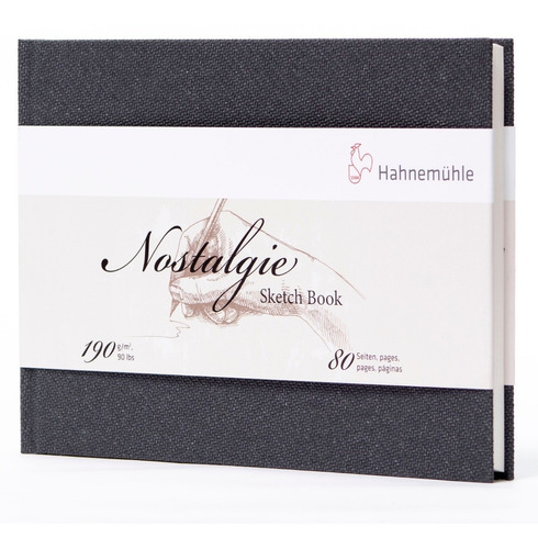 Cuaderno Libreta Boceto Dibujo Nostalgie Hahnemühle 14x21cm