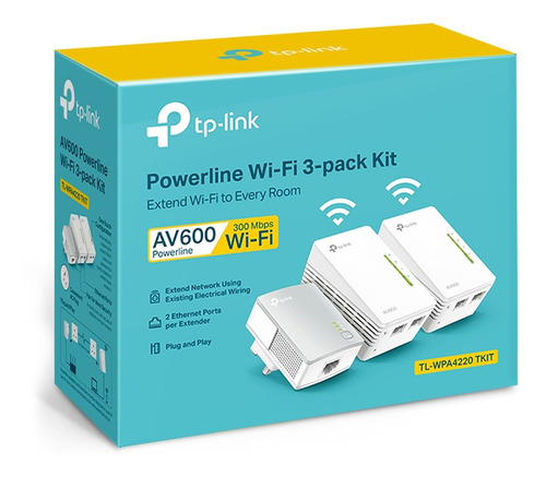 Kit Powerline Wifi Av500 Tp-link Tl-wpa4220t Kit