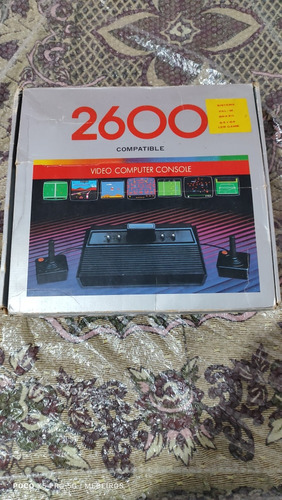 Atari 2600- Clone!  Com 128 Jogo Na Memória. Leia O Anúncio 