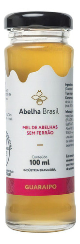 Mel De Abelha Sem Ferrão - Guaraipo 100ml