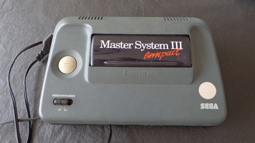 Console Sega Master System Iii Compact Com Alex Kidd Na Memoria Saida A/v E Ntsc