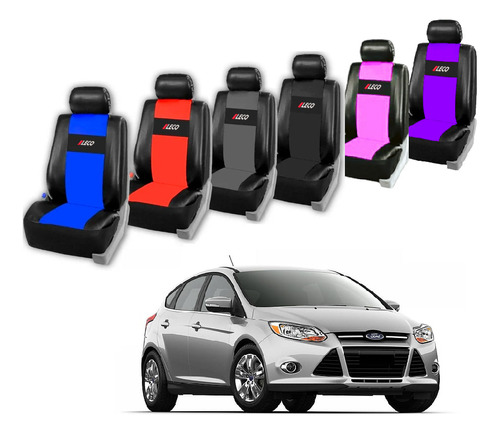 Fundas Cubre Asientos Auto Cuero Ecologico Para Ford Focus