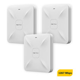 Kit X3 Access Point Wifi Repetidor Mesh Router Extender 