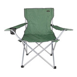 Silla Plegable Outback Con Apoyabrazos Verde