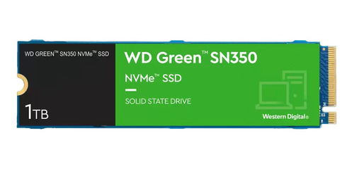 Disco Ssd Wd 1tb Green M2 Pcie Nvme Sn350 Estado Solido M.2