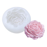 Molde Silicón Velas Jabones Peonia Flor 3d Grande 