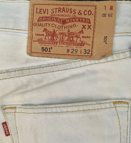 Jeans Levi's 501 Original - Talla 29x32