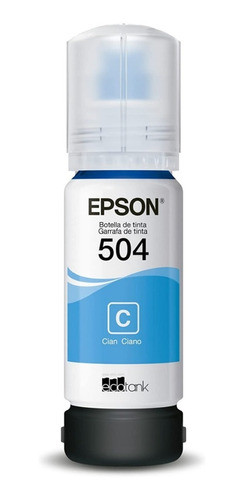 Bote Tinta Epson T504 Ecotank Colores L4150 L4160 L6161 