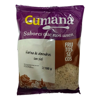 Harina De Almendra Con Piel X 150 G Libre De Gluten Sin Tacc | MercadoLibre
