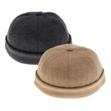 2 Piezas Sombrero Docker De Moda Gorro Moda Casquillo Hombre