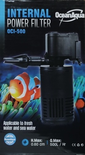 Filtro Interno Ocean Aqua Oci-500 Para Acuarios 500l/h