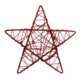 Estrela Rattan Vermelho 25cm - 01 Unidade - Rizzo
