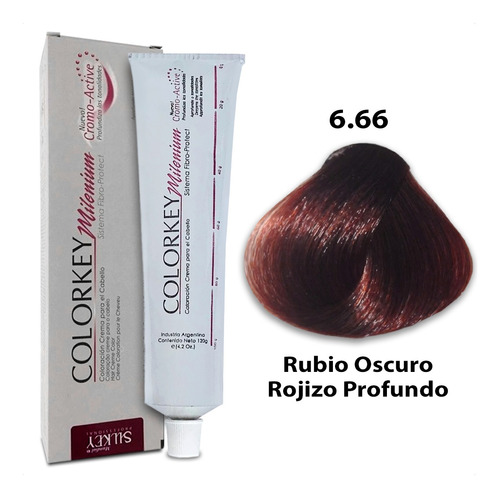 Silkey Colorkey Milenium Coloración Permanente En Crema 120g